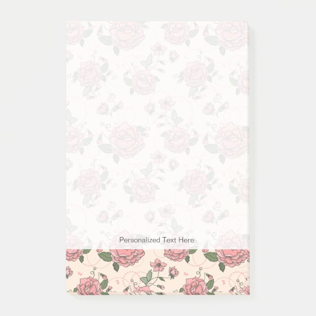 Bloco Post-it Padrão floral 5 2 (Frente)