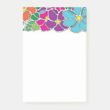 Padrão Floral Colorido Fofo