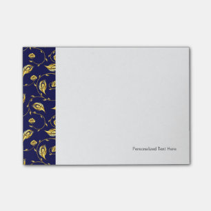 Bloco Post-it Padrão Peacock Sari