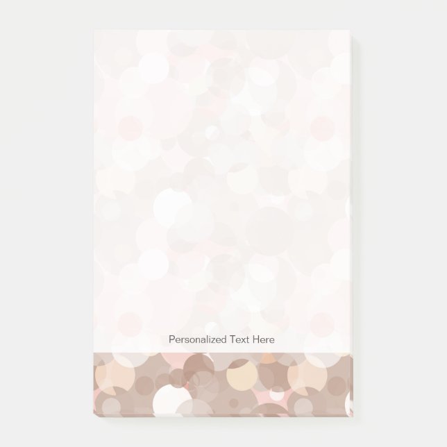 Bloco Post-it Padrão Simples - Círculos (Frente)