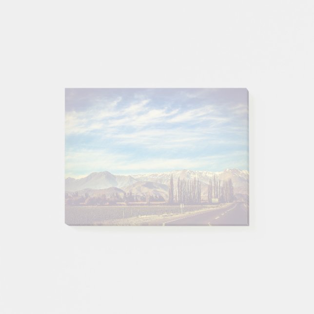 Bloco Post-it Paisagem Cênica de Montanha nos Andes (Frente)