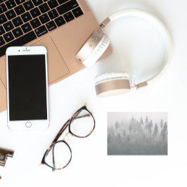 Bloco Post-it Paisagem da Floresta Verde Mistura