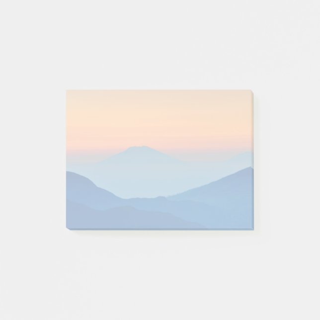 Bloco Post-it Paisagem do Abstrato Sunset Mounts (Frente)