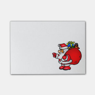 Bloco Post-it Papai Noel