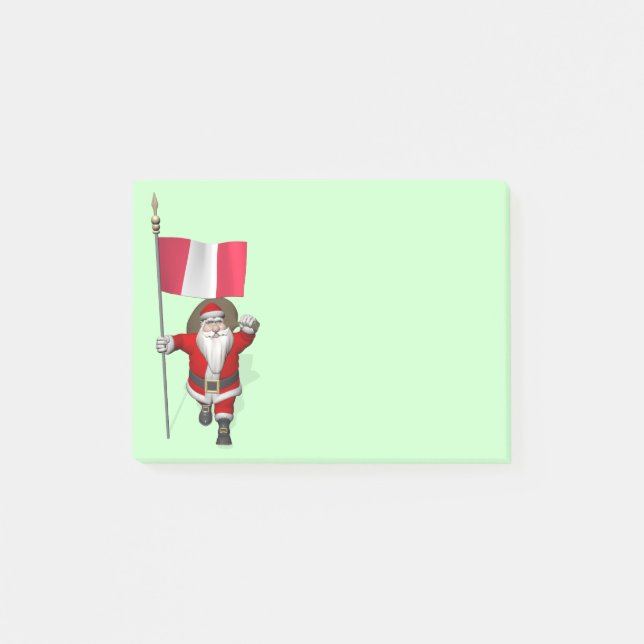 Bloco Post-it Papai Noel, Alferes Do Peru (Frente)