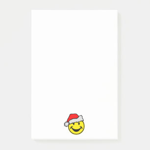 Bloco Post-it Papai Noel seu backgr. & ideias