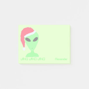 Bloco Post-it Papais noeis de Alienígena divertida Humor ufHO pe
