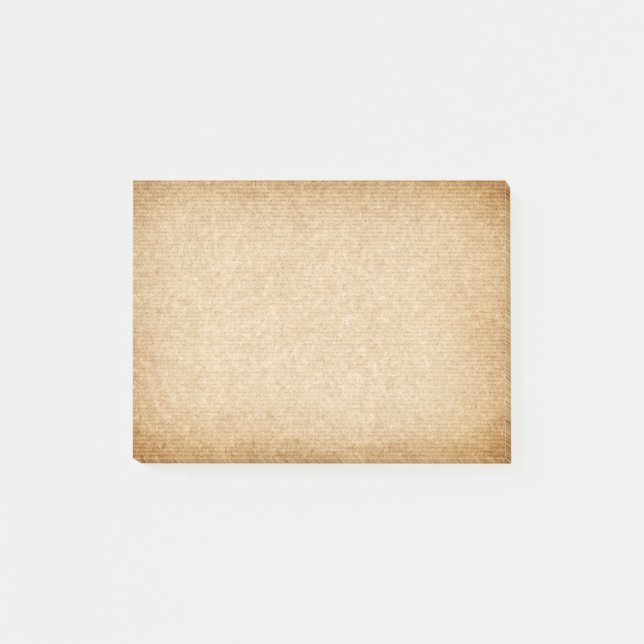 Bloco Post-it Papel de empacotamento velho com as listras para o (Frente)