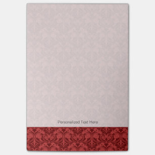 Bloco Post-it Papel de parede vermelho