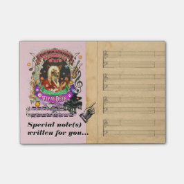 Bloco Post-it Paródia engraçada da música clássica de Vivaldeer