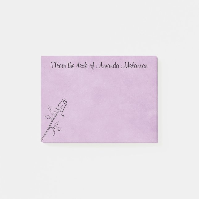 Bloco Post-it Pássaros do Amor Preto e Branco, Pássaros do Amor (Frente)