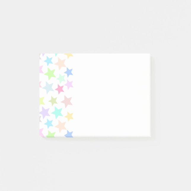 Bloco Post-it Pastel Stars (Frente)