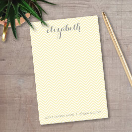 Bloco Post-it Pastel Yellow e Stationery Suite for Women