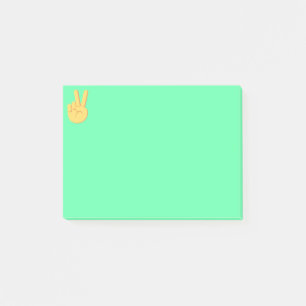 Bloco Post-it Paz Emoji