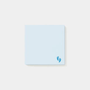 Bloco Post-it Pé pequeno azul de Emoji