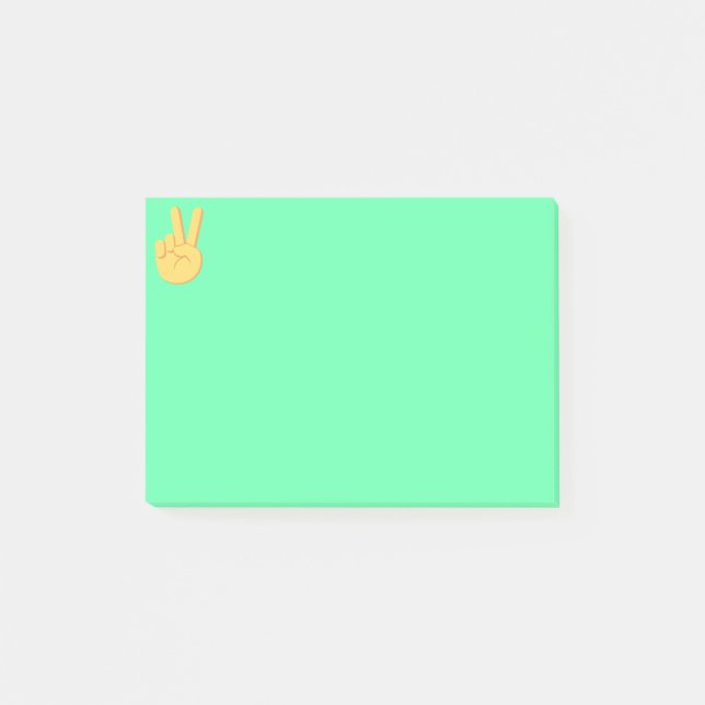 Bloco Post-it Peace Emoji (Frente)