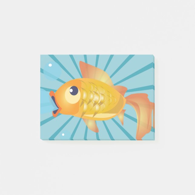 BLOCO POST-IT PEIXE DE OURO (Frente)