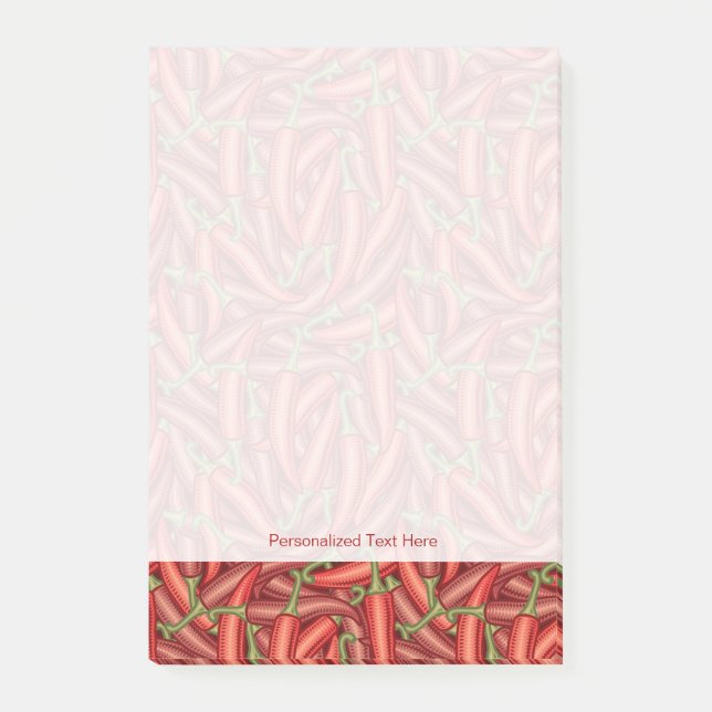 Bloco Post-it Peppers Chili (Frente)