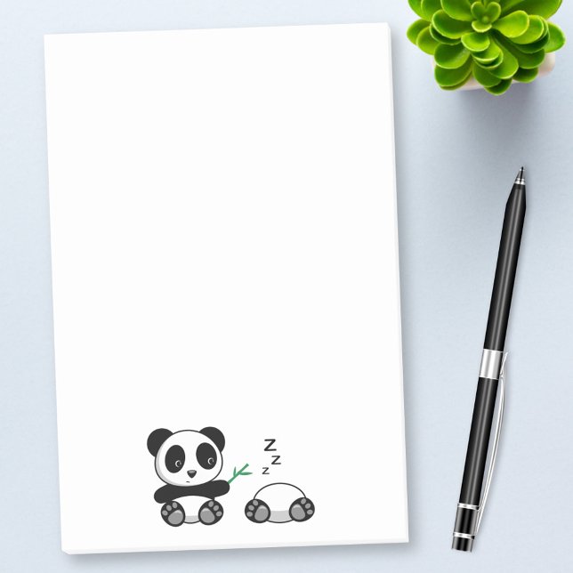 Bloco Post-it Pequenos Pandas Bonitos (Criador carregado)