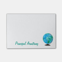 Bloco Post-it Personalizado da mesa do director de escola