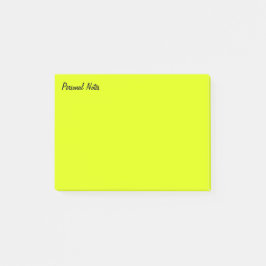 Bloco Post-it Pessoal amarelo
