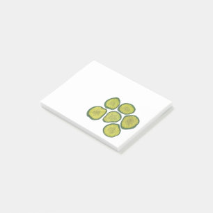 Bloco Post-it Picles Chips Doce Comida Kosher Dill