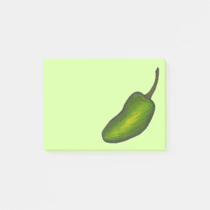 Bloco Post-it Pimentões de Jalapeño Verdes Postam
