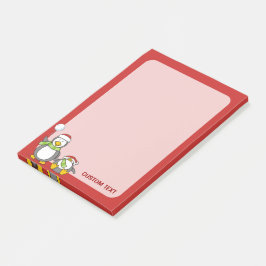 Bloco Post-it Pinguins de neve de Natal