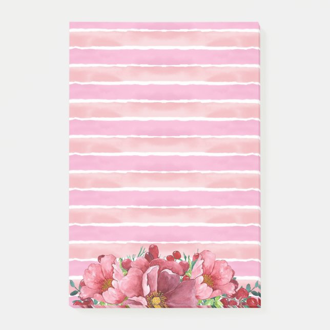 Bloco Post-it Pink Peony (Frente)