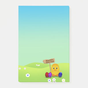 Bloco Post-it Pintinho Felz pascoa