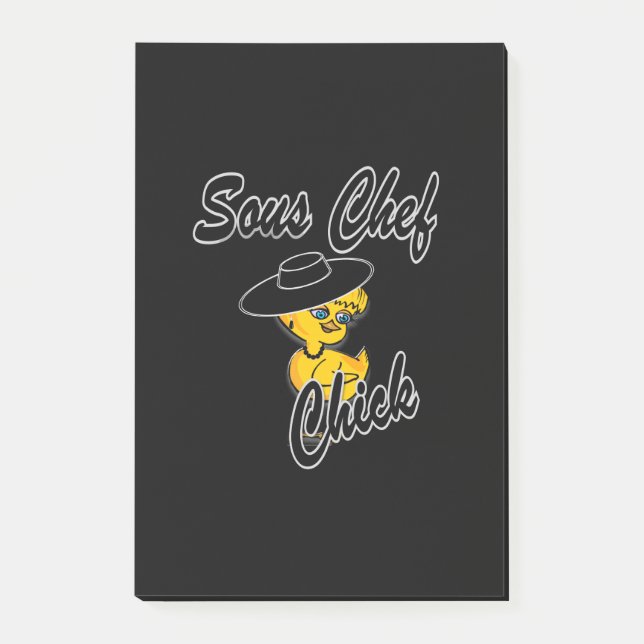 Bloco Post-it Pintinho Sous Chef nº 4 (Frente)