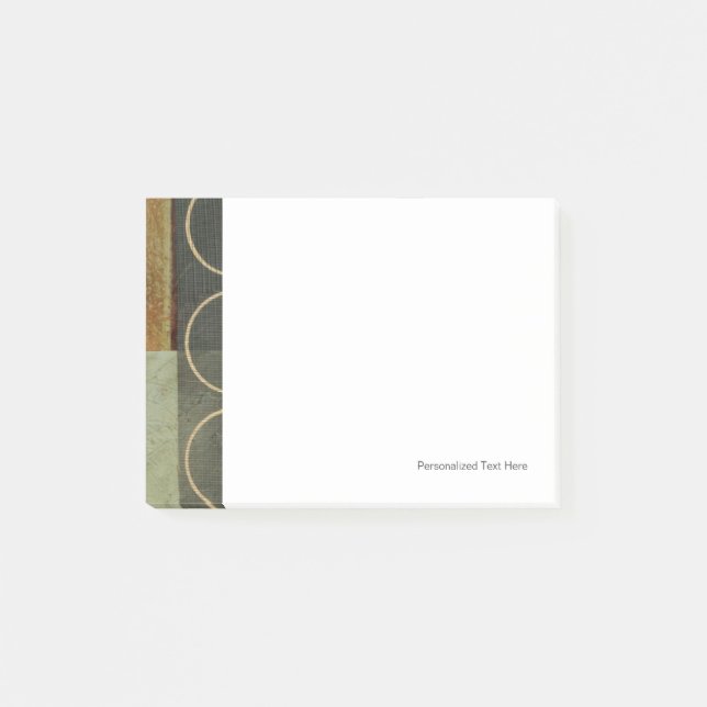 Bloco Post-it Pintura de Abstrato multitexturizada pelo Vision S (Frente)