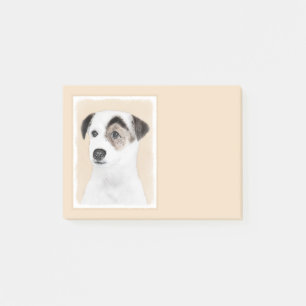 Bloco Post-it Pintura de Jack Russell Terrier do Parson - arte