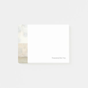 Bloco Post-it Pintura de painel decorativo em cores neutras