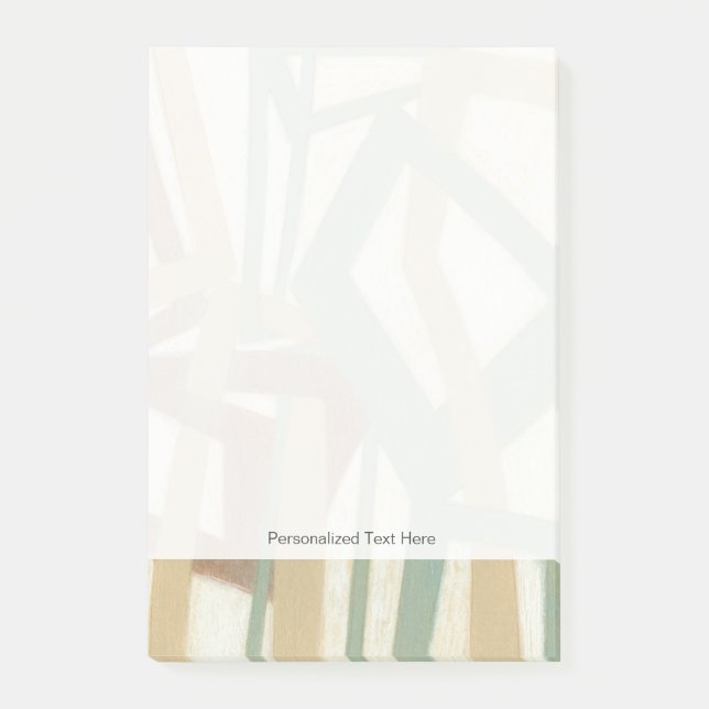 Bloco Post-it Pintura em mão livre por Norman Wyatt (Frente)