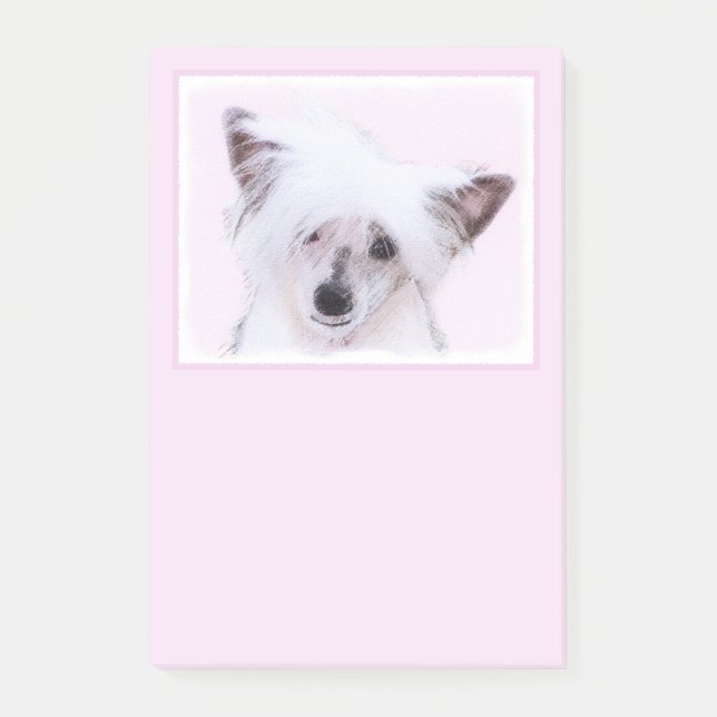 Bloco Post-it Pintura em Pó Chinês - Arte Canina (Frente)