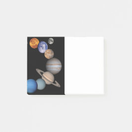 Bloco Post-it Planetas do sistema solar