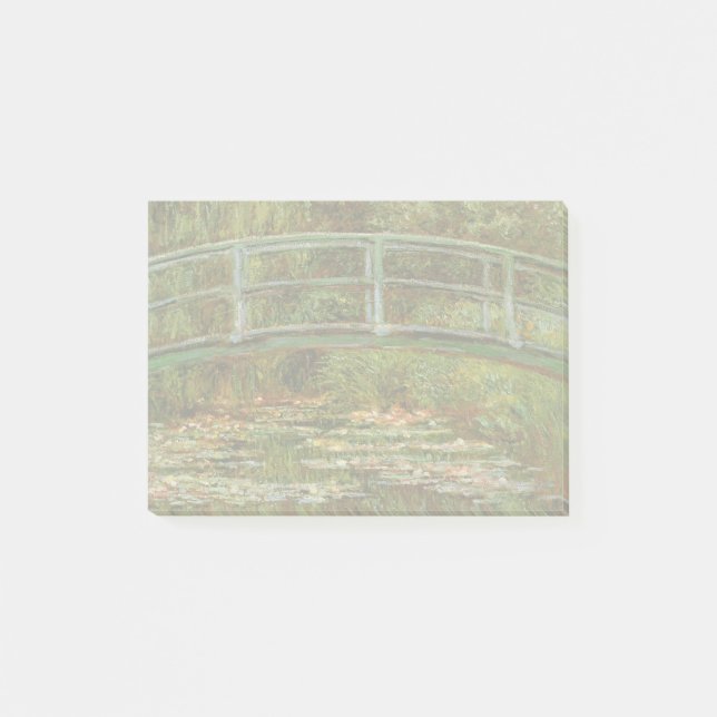 Bloco Post-it Ponte Japonesa Monet Francês Giverney (Frente)