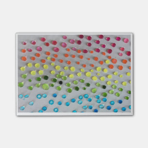 Bloco Post-it Pontos da aguarela