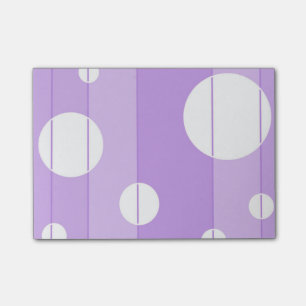 Bloco Post-it Pontos e listras em FairytalePurple