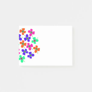 Bloco Post-it Poppies Coloridos Notas de Posto