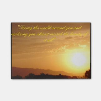 Bloco Post-it Por do sol