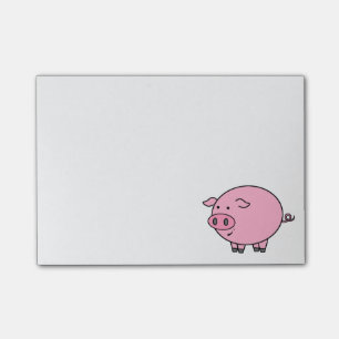 Bloco Post-it Porco gordo