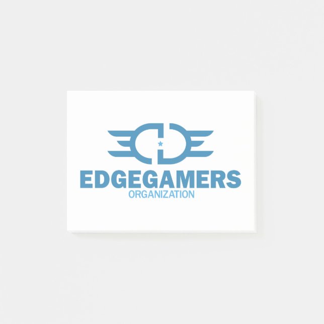 Bloco Post-it Post-it do azul da BORDA (Frente)