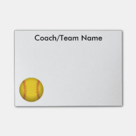 Bloco Post-it Poste o softball