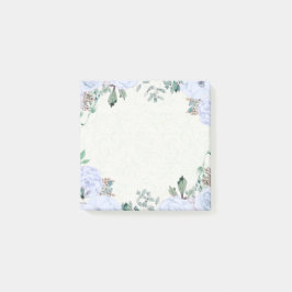 Bloco Post-it Posto Botânico Floral de Aquarela Elegante-Tinta-N