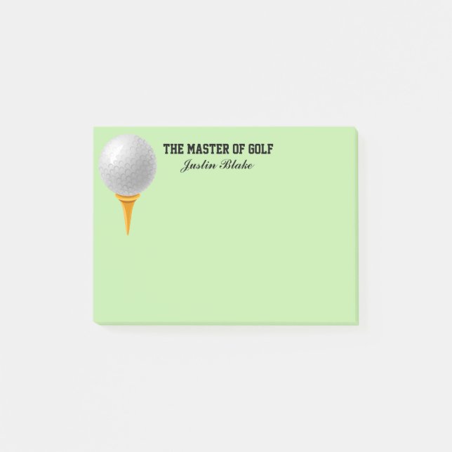 Bloco Post-it Posto Golf Notas (Frente)