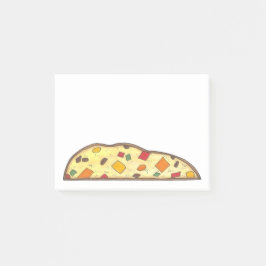 Bloco Post-it Posto Natal italiano Holiday Biscotti Xmas