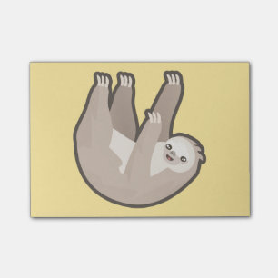 Bloco Post-it Preguiça de Kawaii