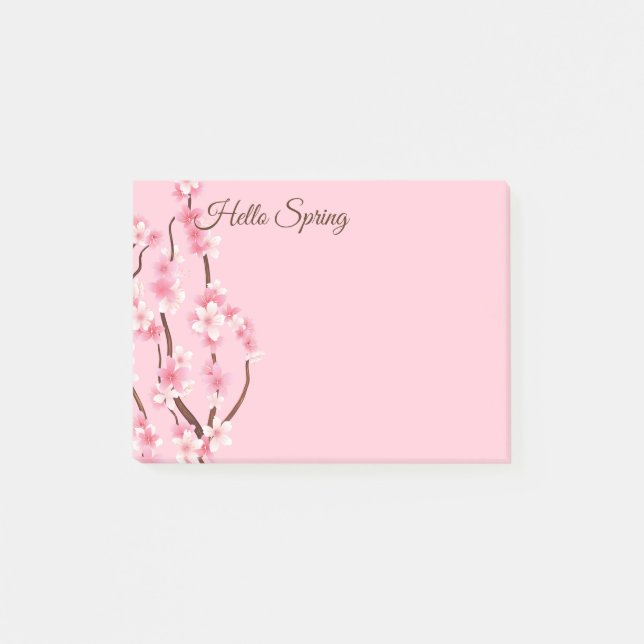 Bloco Post-it Primavera Blossoms Poste-it-Notes (Frente)